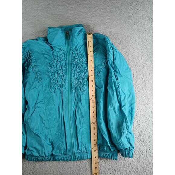 Vintage Great Cavalier St Paul Track Jacket Womens Large Blue Lined Pockets - Picture 4 of 7